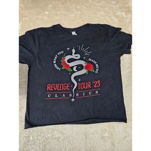 Taylor Swift Look What You Made Me Do Revenge Tour 23 Inspired Crop T-Shirt L